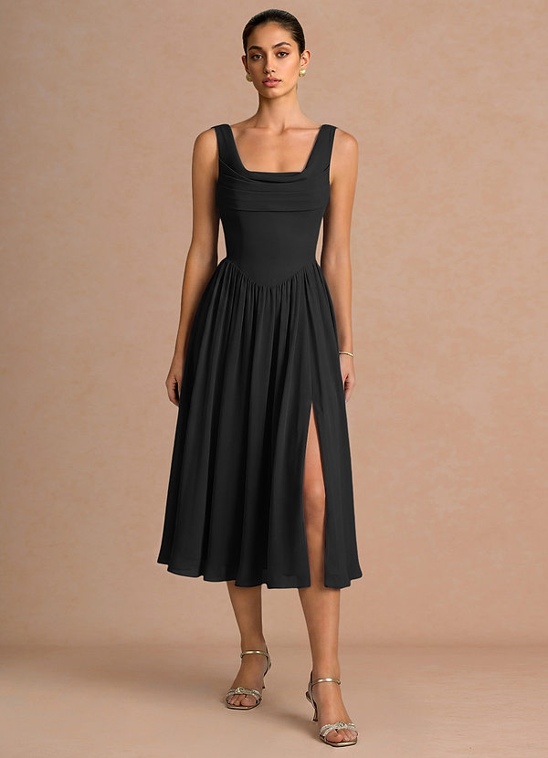 Novi Black Midi Dress image1