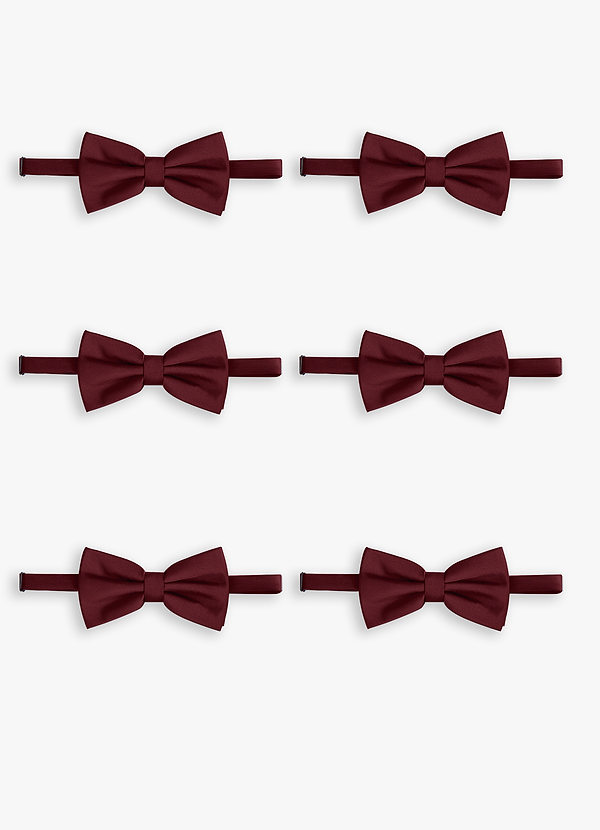 front Nœud papillon extensible en satin ajustable – Ensemble de 6 pièces