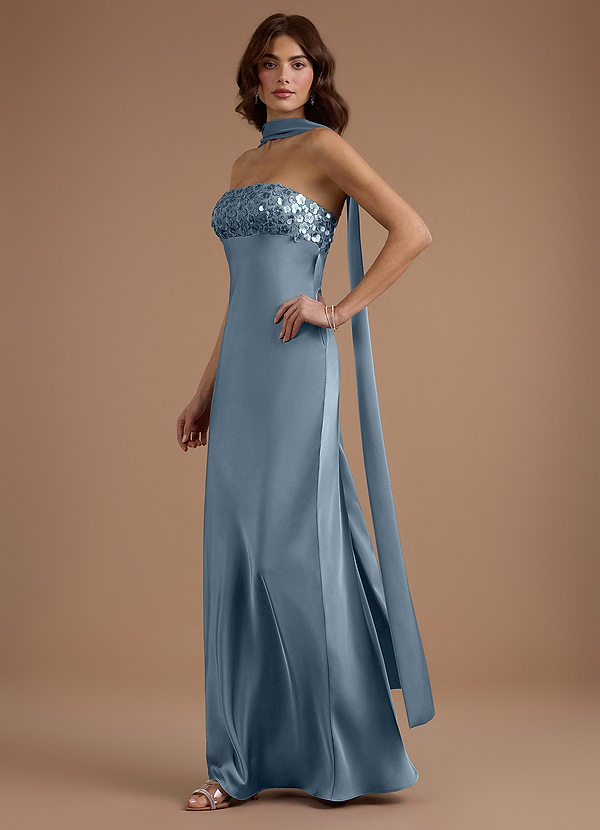 Robe Longue Poudre Bleue Narah image1