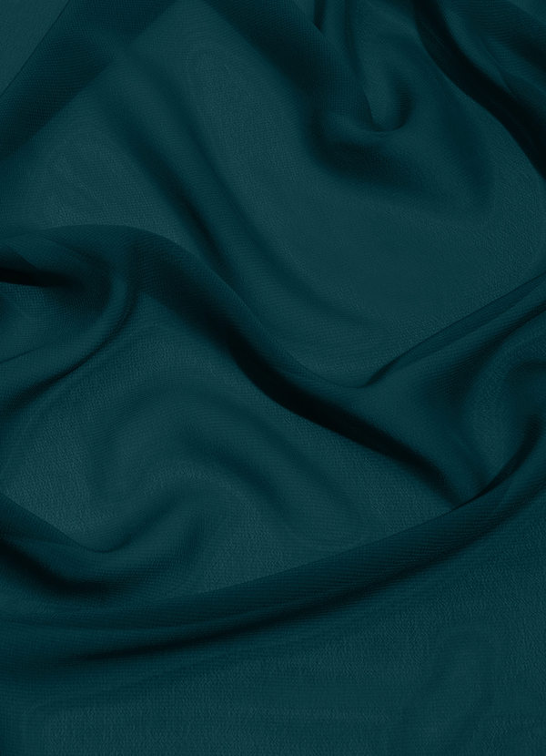 front Azazie Pine Chiffon Fabric By the Yard