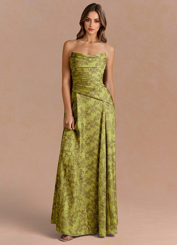 Gabriela Moss Brown Maxi Dress image1