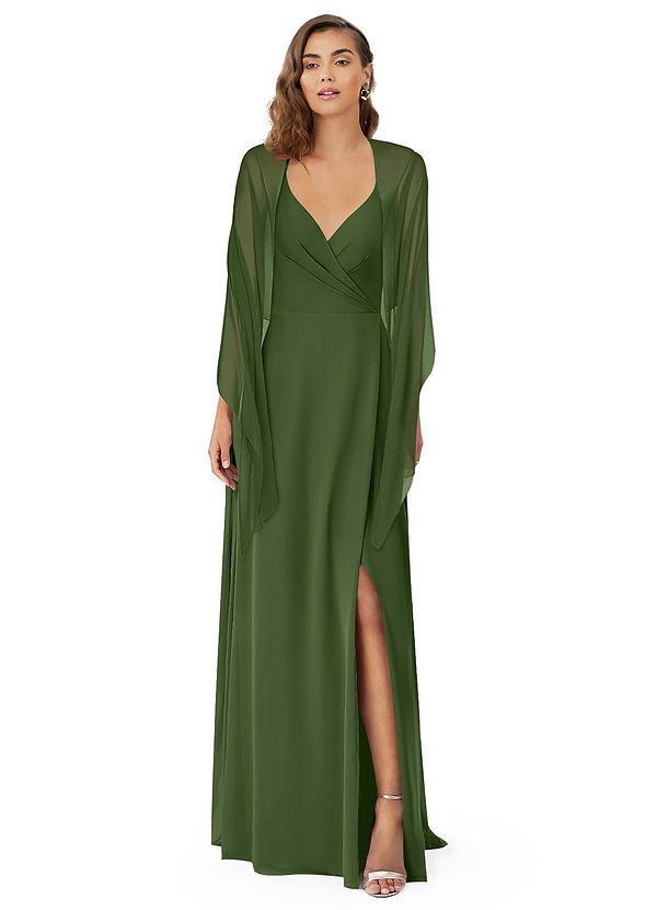 front Azazie Bijpassende Kleur Ierland Chiffon Sjaal