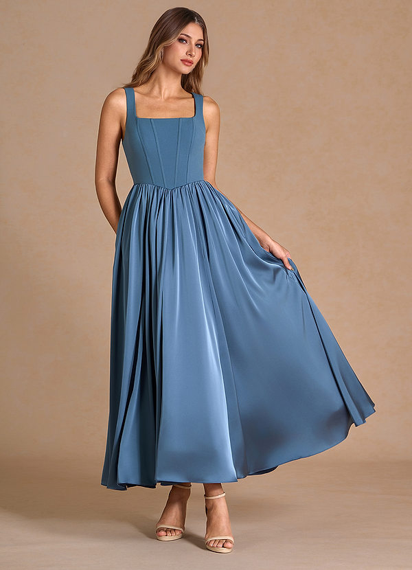 Cate Deep Blue Maxi Dress image1