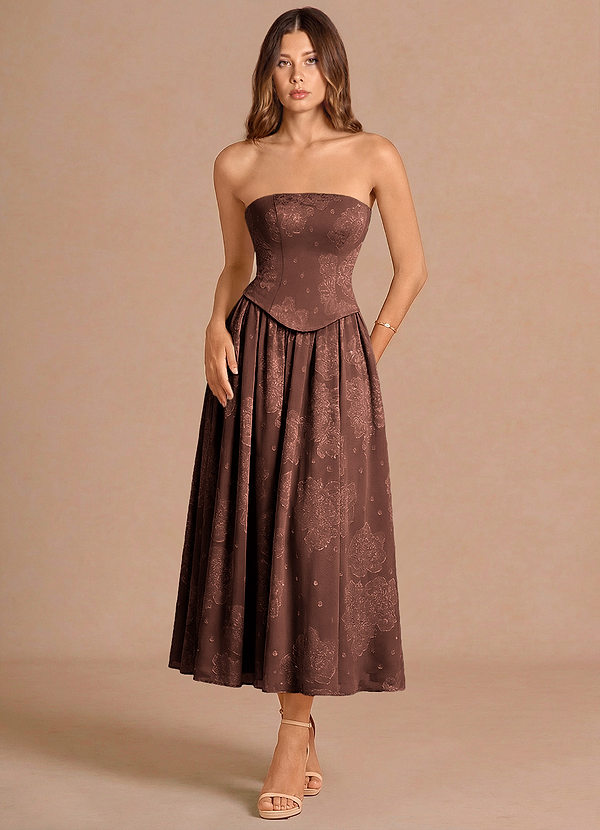 Vestido Mocha Coco Midi Isaura image1
