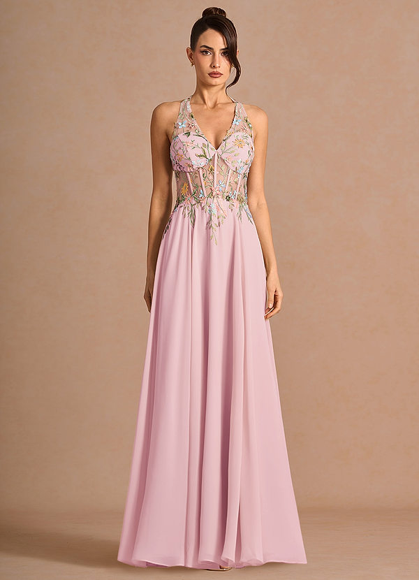 Robe Longue Rose Bonbon Nymeria image1