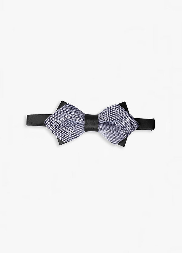 front Plaid Bow Tie