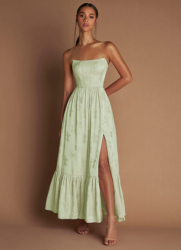 Floria Light Green Maxi Dress image1