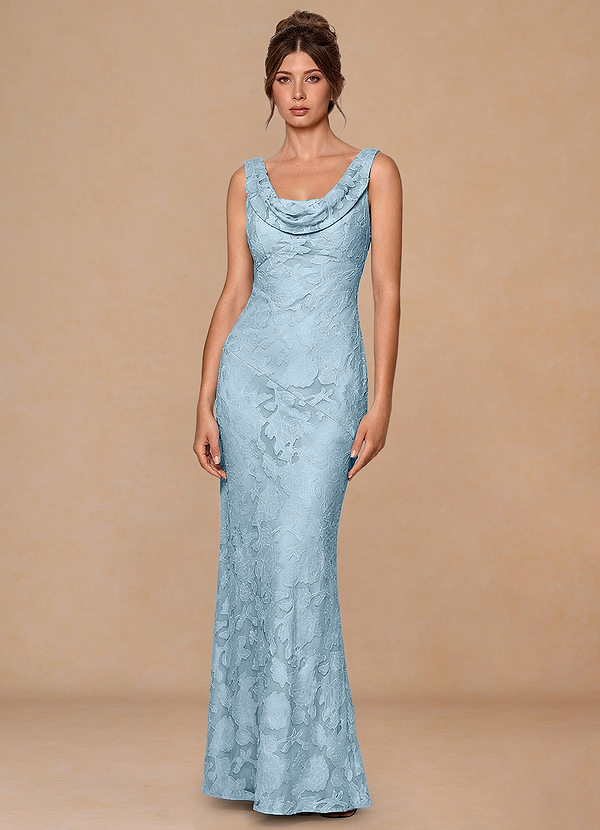 Vestido Azul Cielo Largo Galenia image1