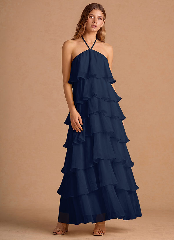 Hesper Navy Maxi Dress image1