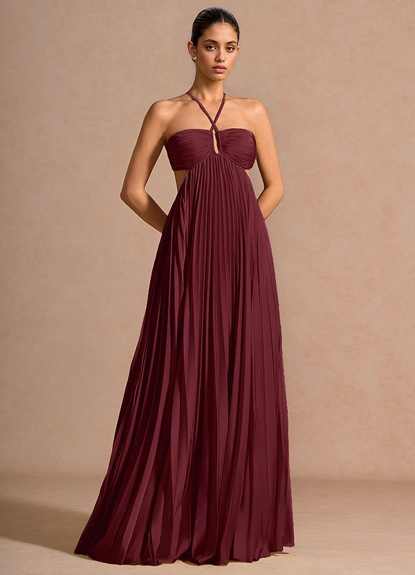 Josephine Wine Maxi Dress image1