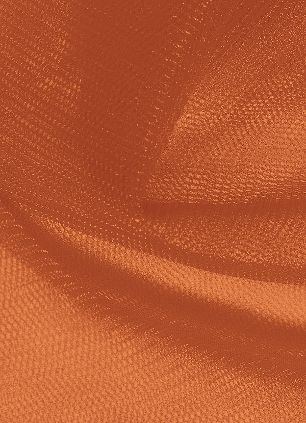 front Azazie Cinnamon Tulle Fabric By the Yard