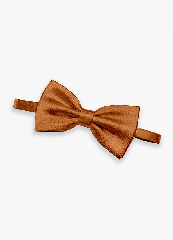 front Nœud papillon réglable en satin métallisé