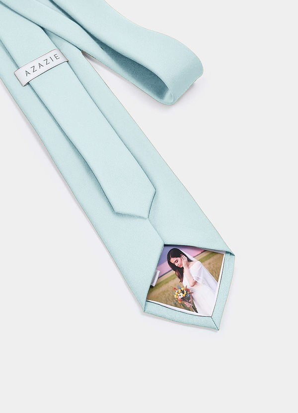 front Matte Satin Custom Photo Tie – Personalized Necktie