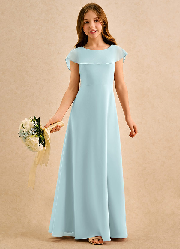 Azazie Kittie Girls Formal Klänningar för brudeflicka Klä A-Line i Chiffong image1