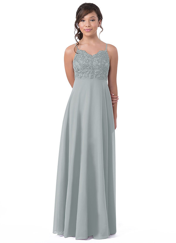 Vestidos De Dama De Honor Junior De Chiffón Asimétricos Orquídea