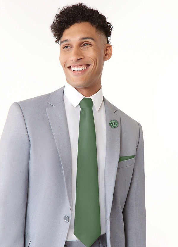 Corbata ancha de raso mate back