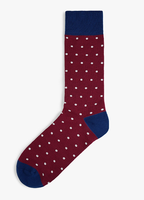 front Polka Dot Groomsmen Socks