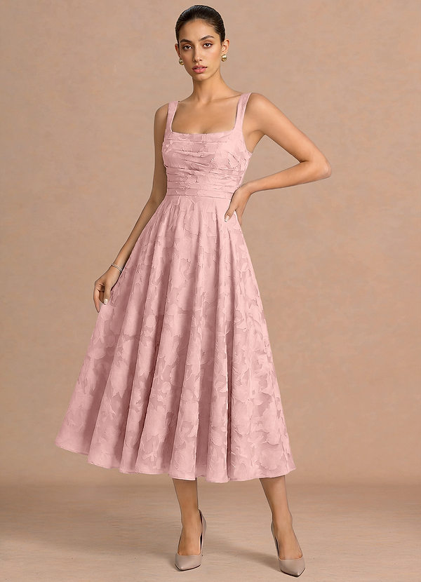 Azaria Haze Pink Midi Dress image1