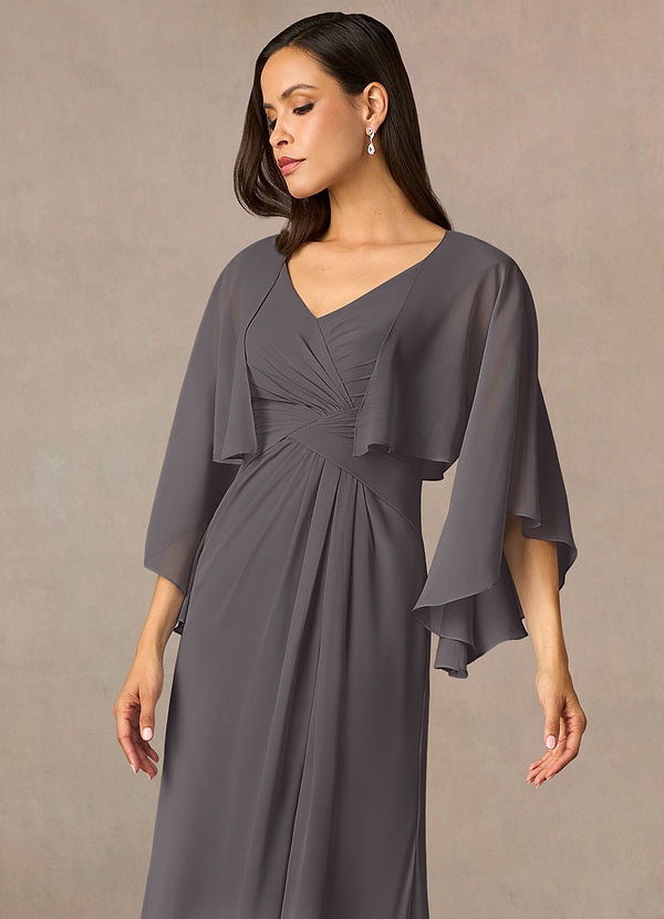 Azazie Deborah chiffon omslagdoek front