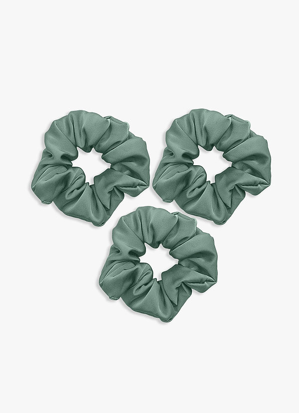 front Bridesmaid Stretch Satin Over Size Scrunchies