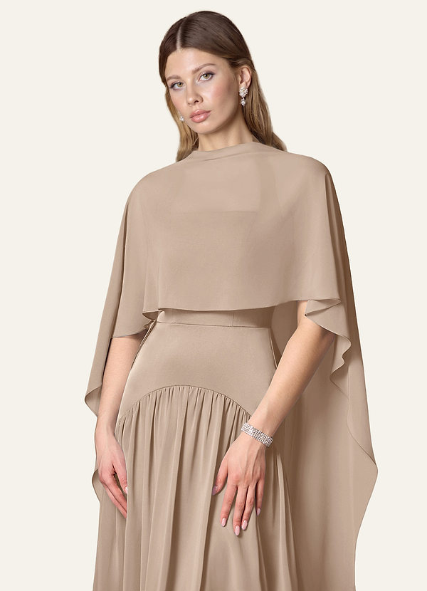 front Scialle da sera trasparente multi stile in tinta unita