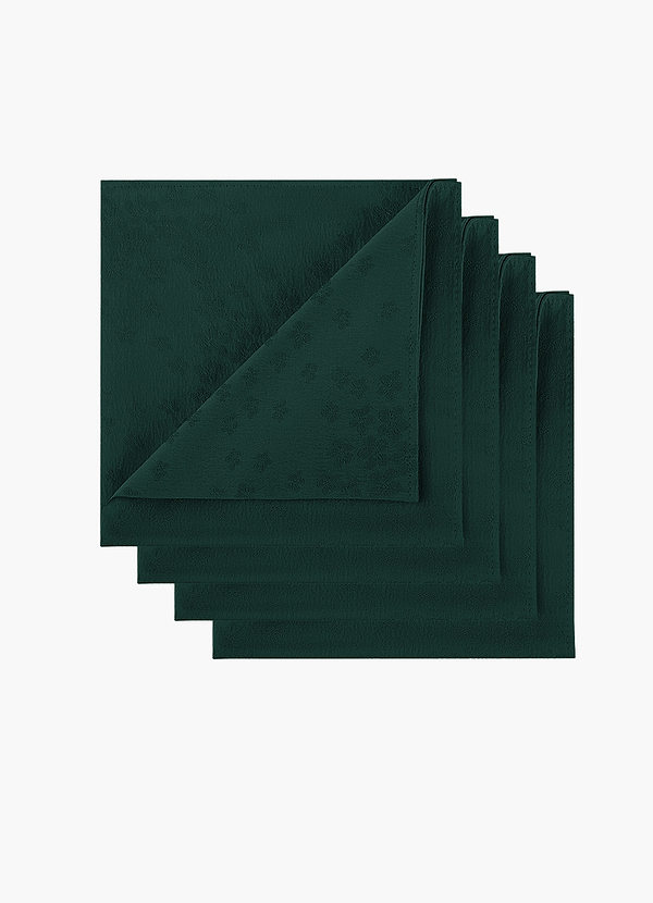front Jacquard Pocket Square Set – 4 Pieces