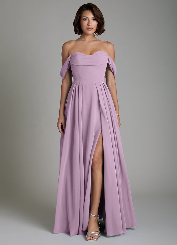 Loisa Bridesmaid Dresses Wisteria A-Line Corset Chiffon Convertible Dress image1