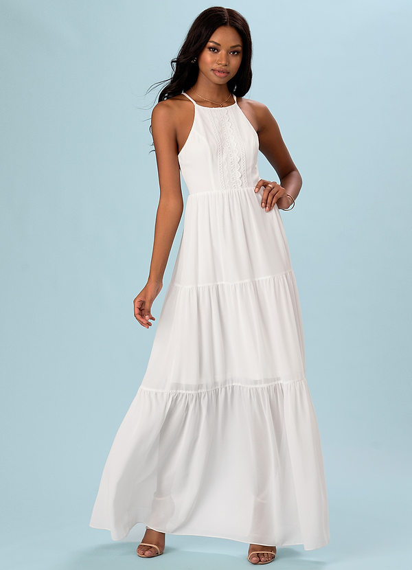 white maxi dress outfit