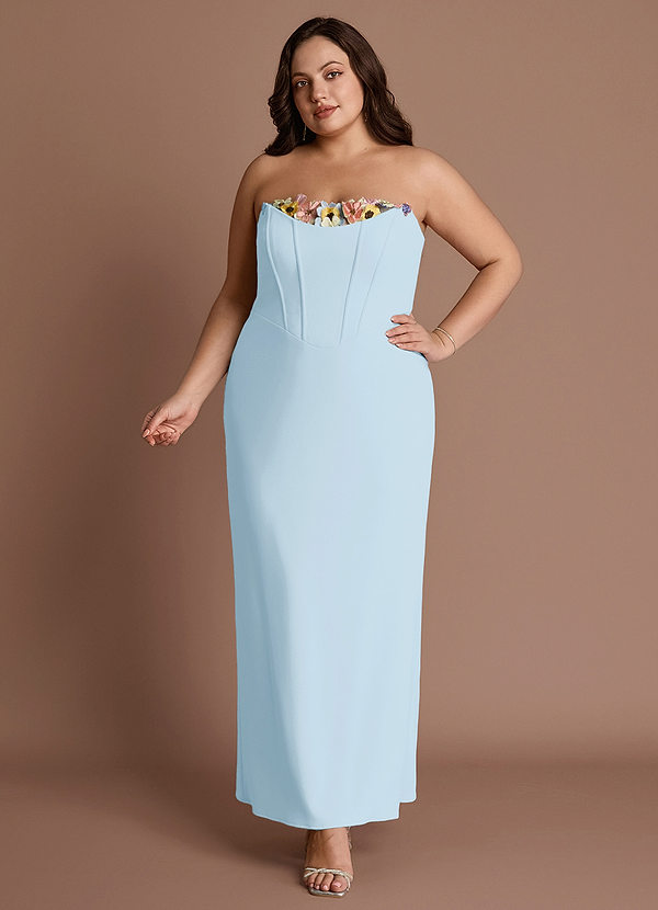 Liliah Sky Blue Maxi Dress image1