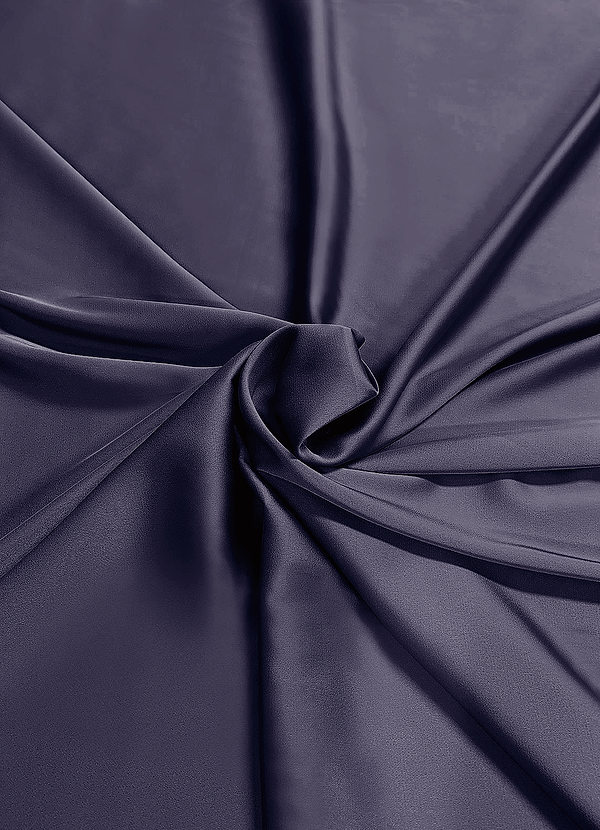 front Azazie Stormy Stretch Satin Fabric By the Yard