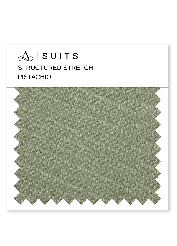 front Azazie Pistachio Structured Stretch Suits Swatch