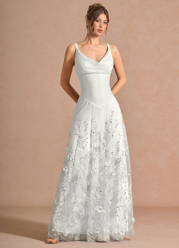 Valora White Maxi Dress image1