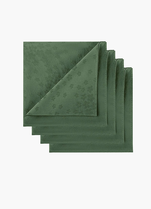 front Juego de pañuelos de bolsillo jacquard – 4 piezas
