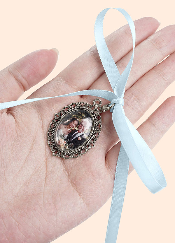 Personalized Single Photo Charm front