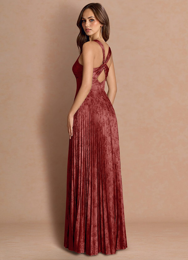 Robe Maxi Rouge Orange Tatiana image1