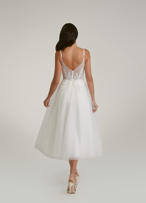 Azazie Liana Wedding Dress back