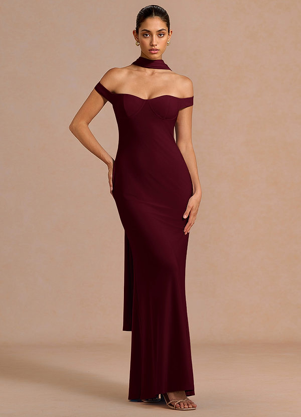 Robe Maxi Merlot Moya image1