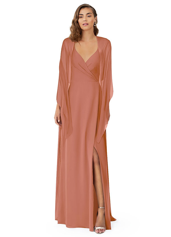 front Azazie Bijpassende Kleur Ierland Chiffon Sjaal