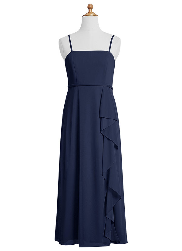 Kaylee Junior A-Line with Belt Mesh Dress