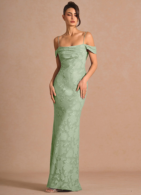 Robe Longue Vert Clair Celandine image1