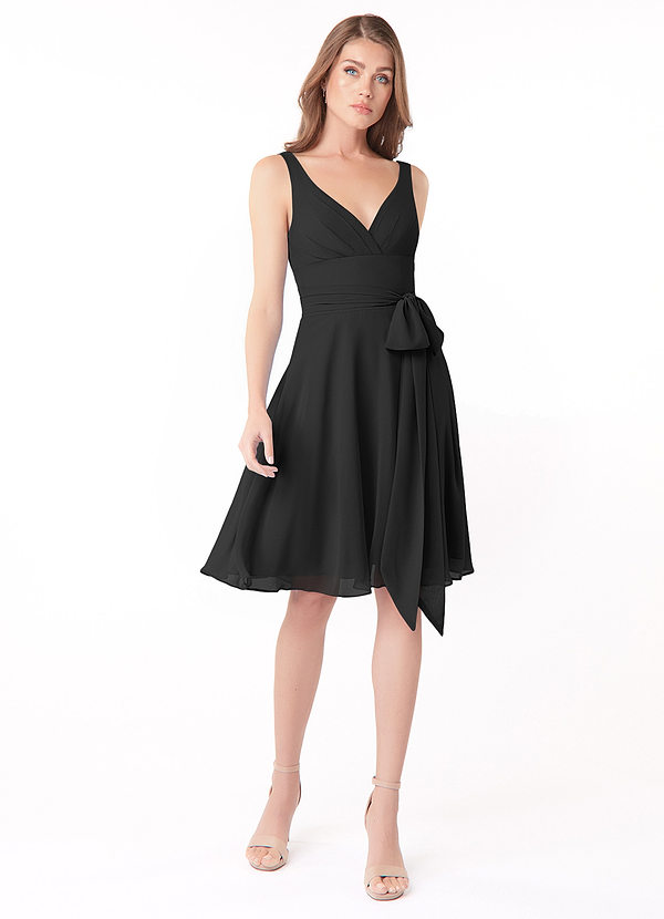 Black Knee Length Bridesmaid Dresses Starting at 79 Azazie