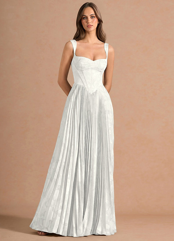 Lethira White Maxi Dress image1