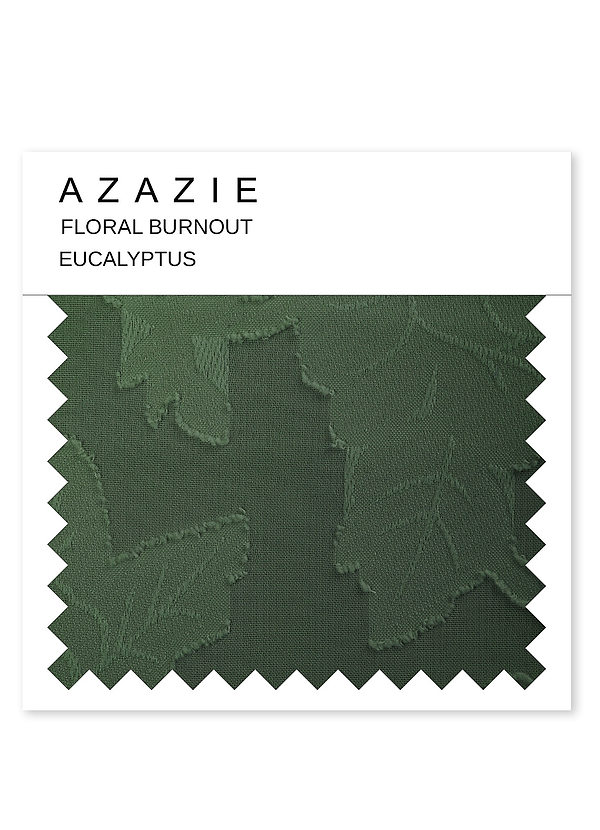 front Azazie Eucalyptus Floral Burnout Swatch