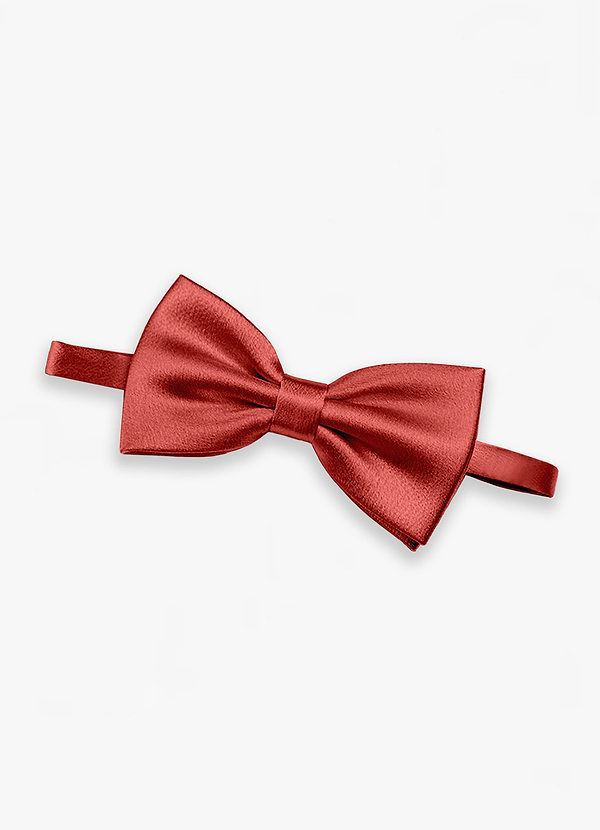 front Justerbar metallisk satin fluga