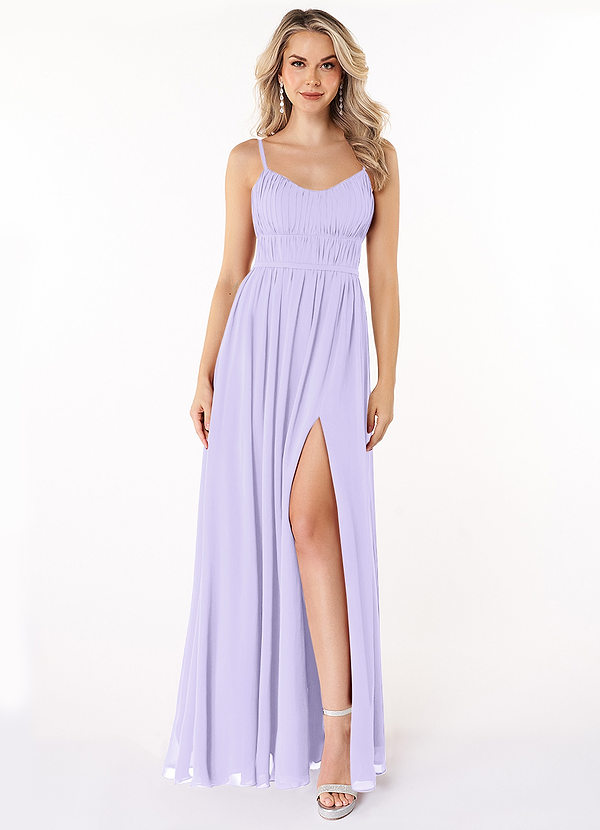 Lilac Azazie Yanelie Bridesmaid Dresses Azazie
