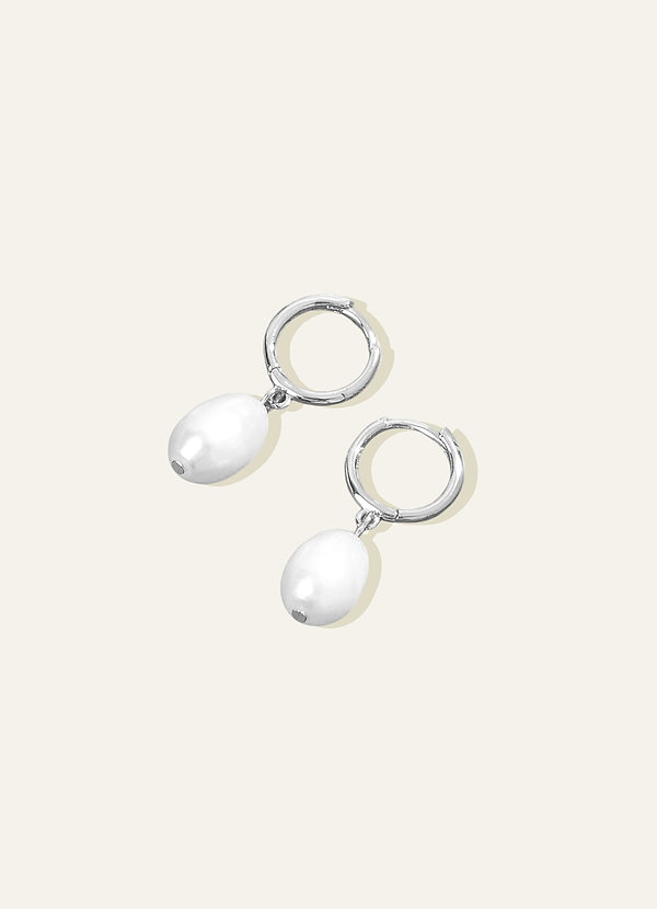 front Golden Pearl Earrings