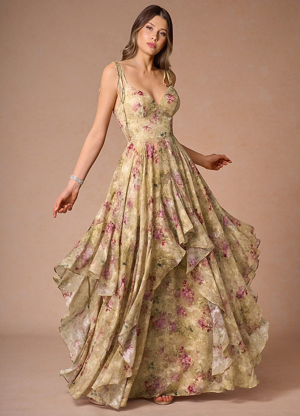 Harmony Dusty Floral Maxi Dress image1