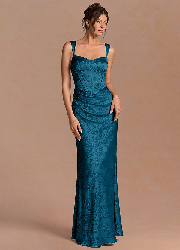 Mela Navy Black Maxi Dress image1