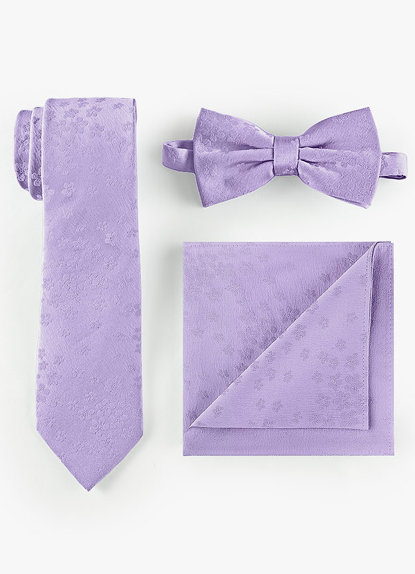 front Jacquard Skinny Tie & Strik & Pochet Set