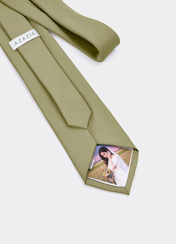 front Matte Satin Custom Photo Tie – Personalized Necktie